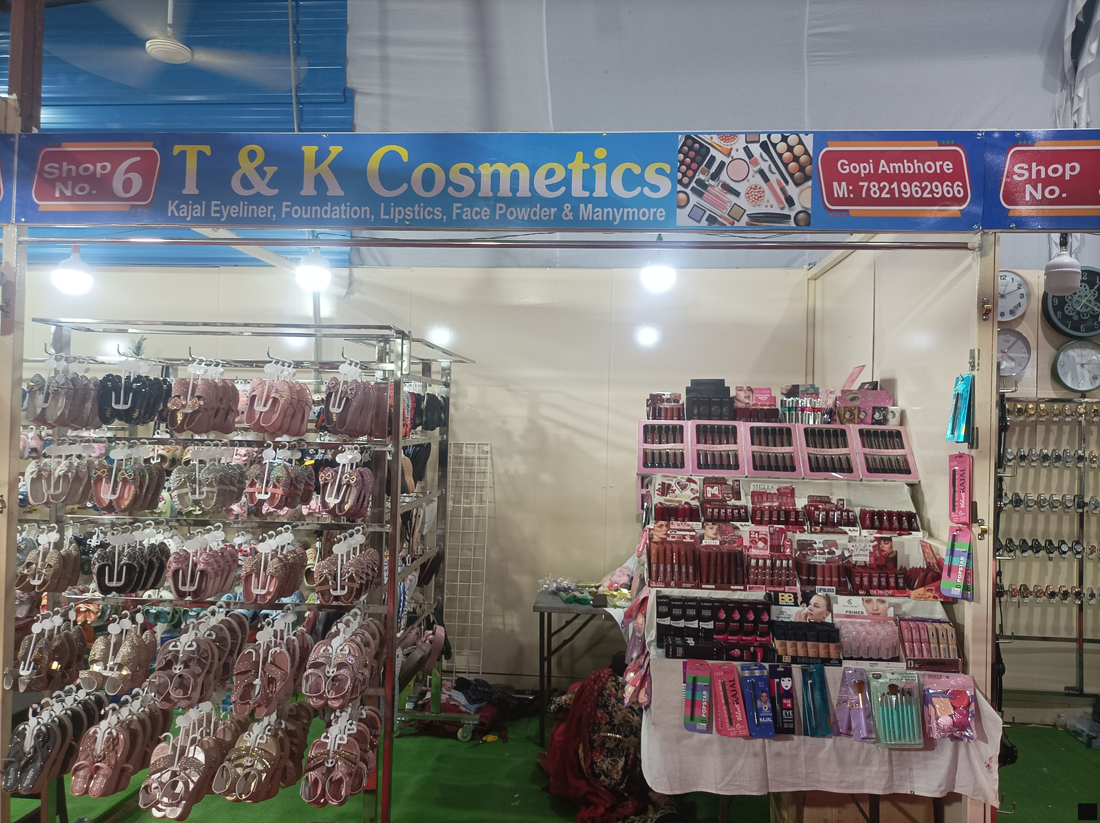 Tanisha footwear and t & k cosmatic 